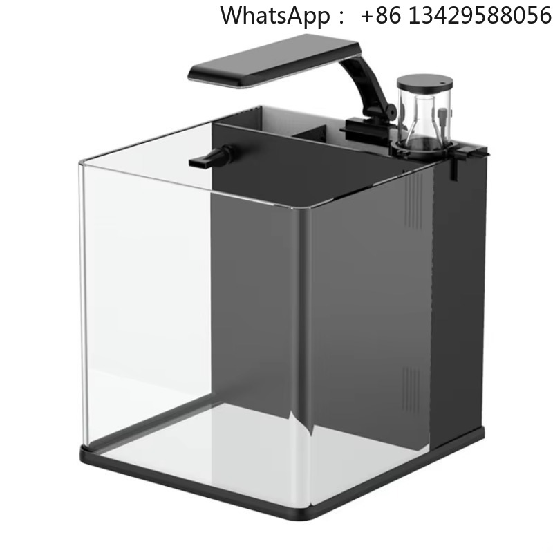 Marine Aquarium Cube - 초고투명 유리 미니 해수 해양 수족관