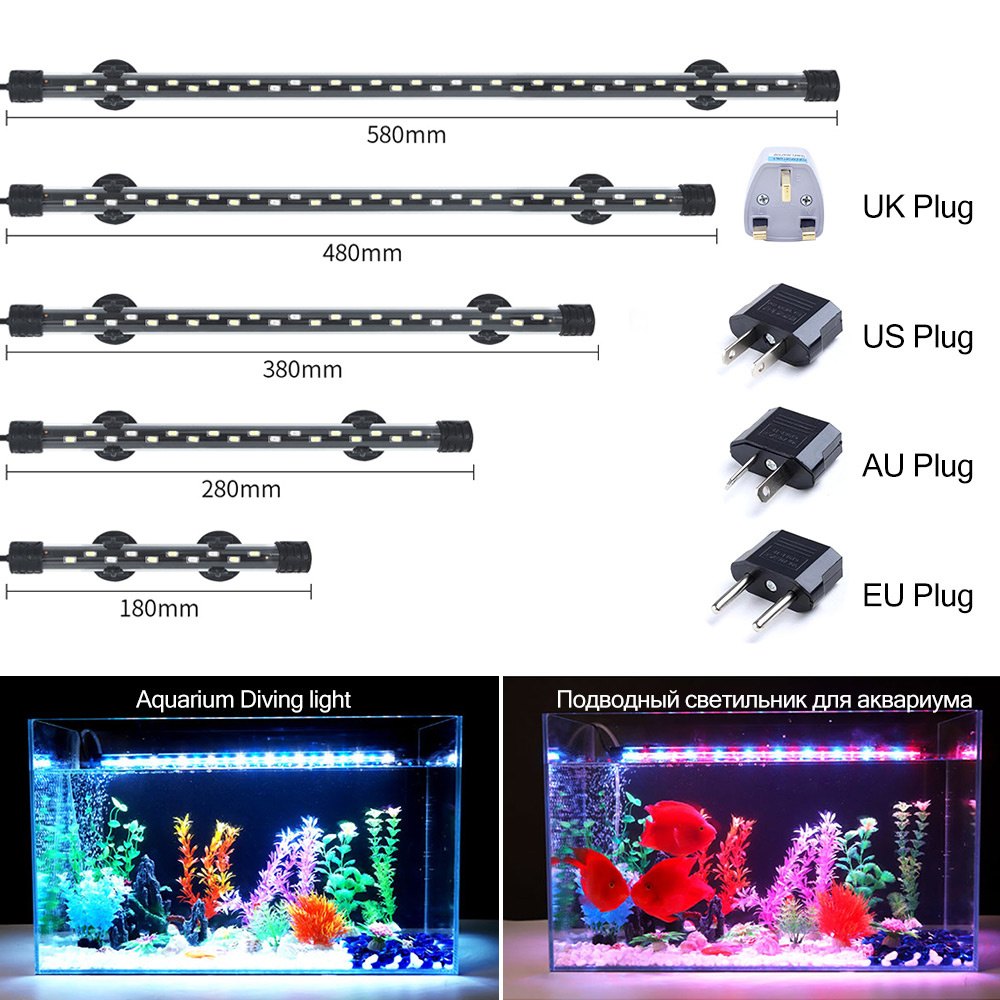 Aquarium Marine Lights - 90-260V 수족관 빛 LED 방수 물고기