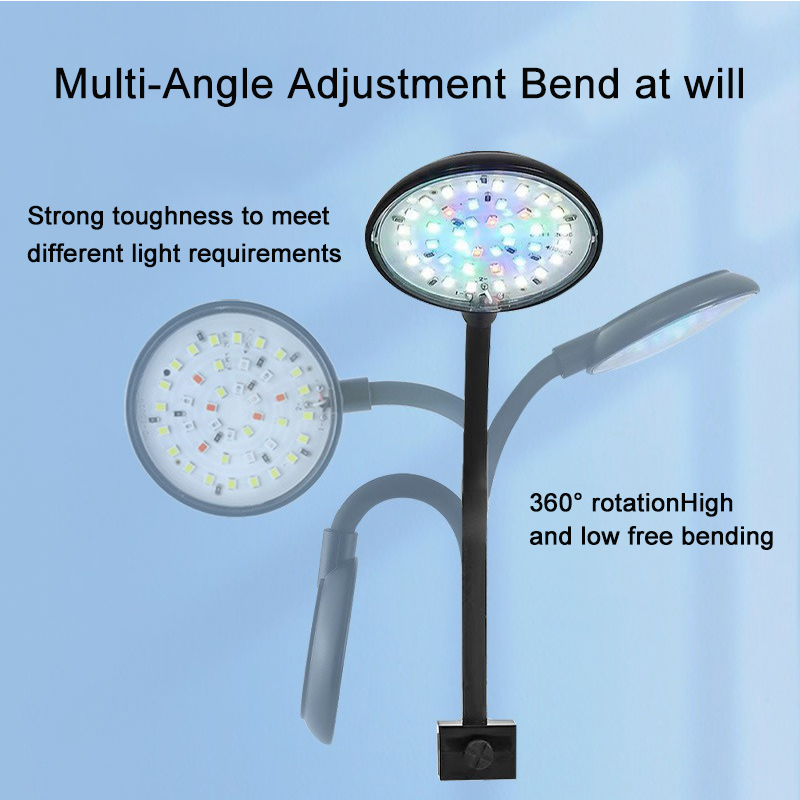 USB 수족관 LED 램프 물고기 탱크 조명 장식 수생 - Reef Lighting 리뷰 및 가격