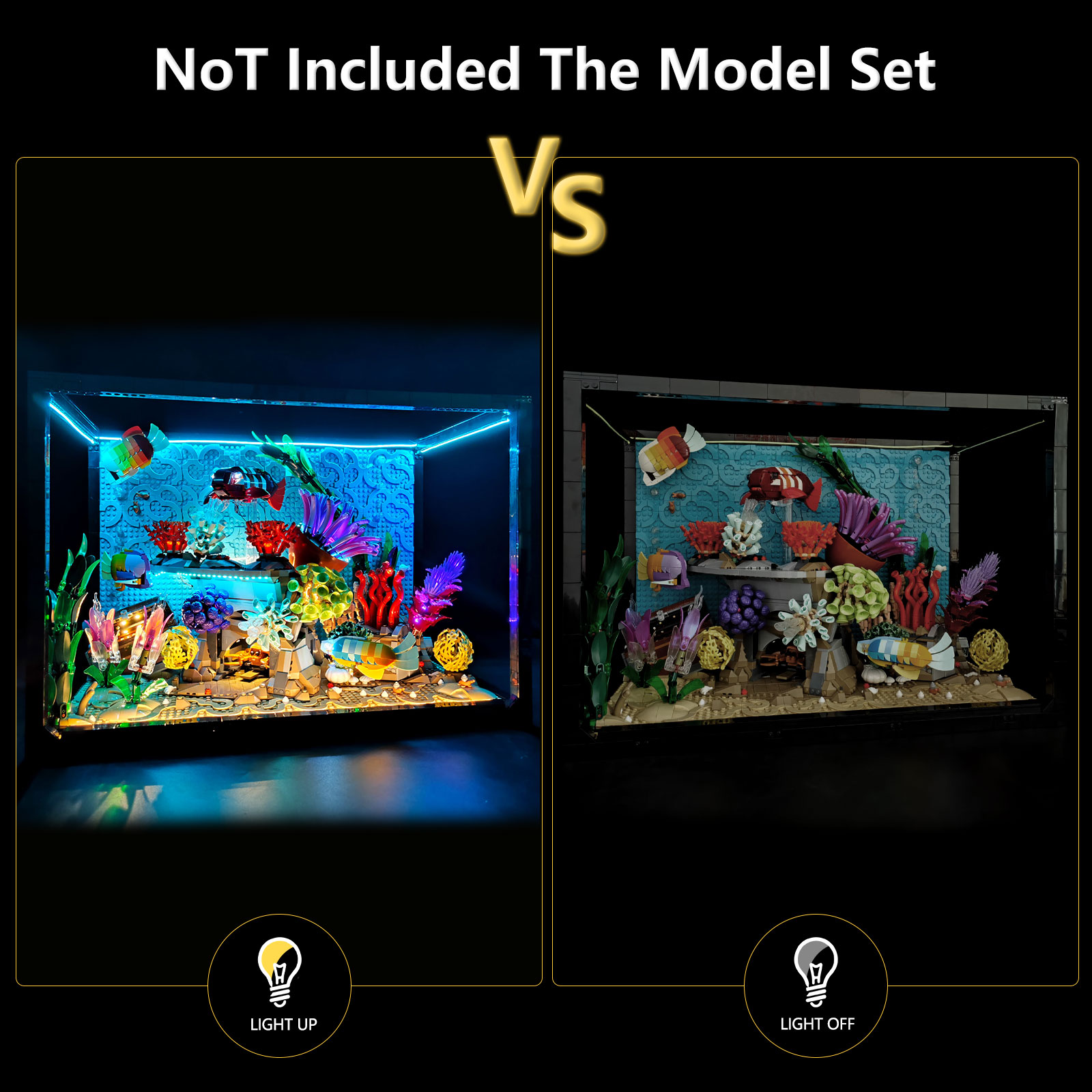 레고 10366 열대 수족관과 호환되는 LYBMTWF  - Aquarium Marine Lights 리뷰 및 가격