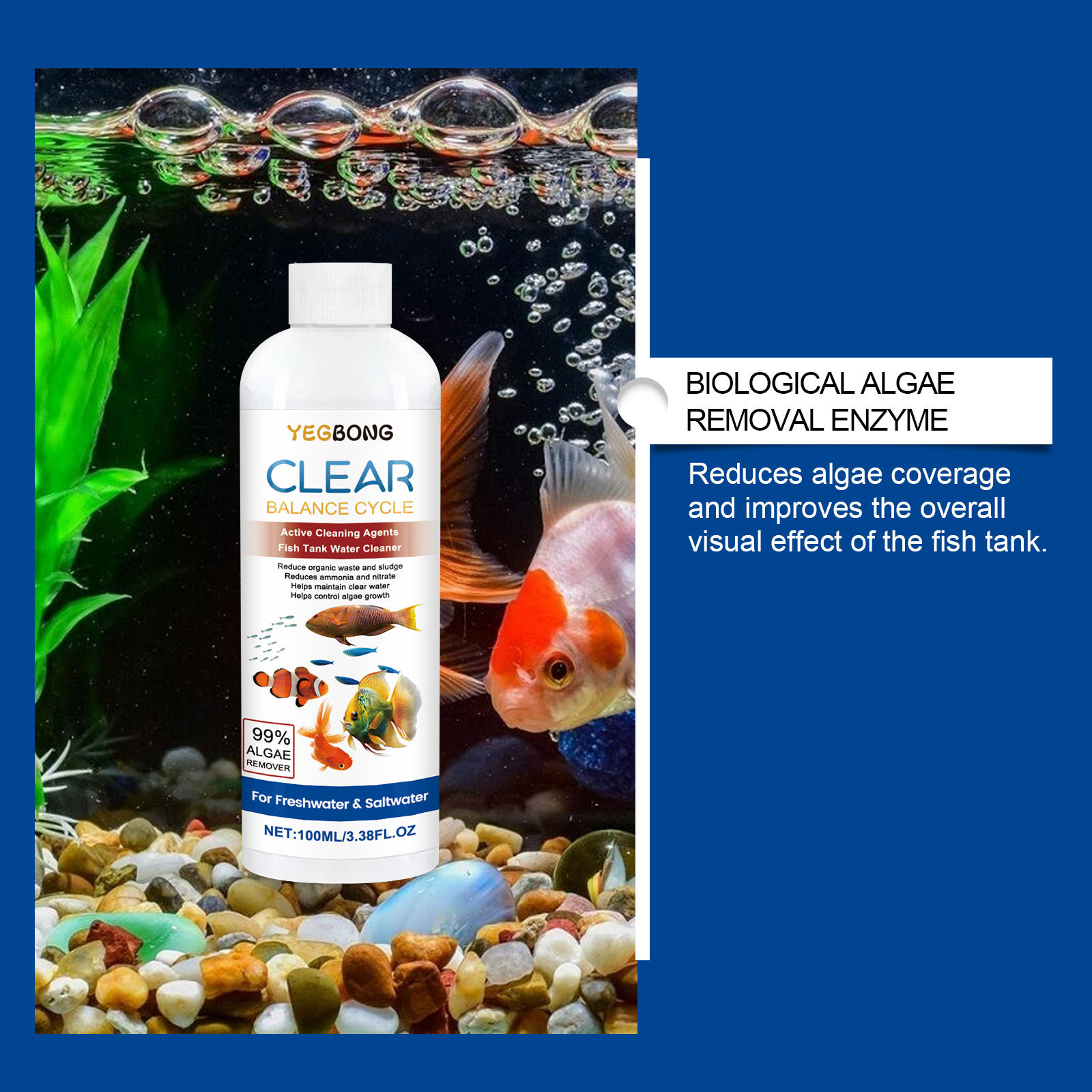 수족관 물 정화기 100ml 담수 바닷물 물고기 탱크  - Ocean Aquarium 리뷰 및 가격