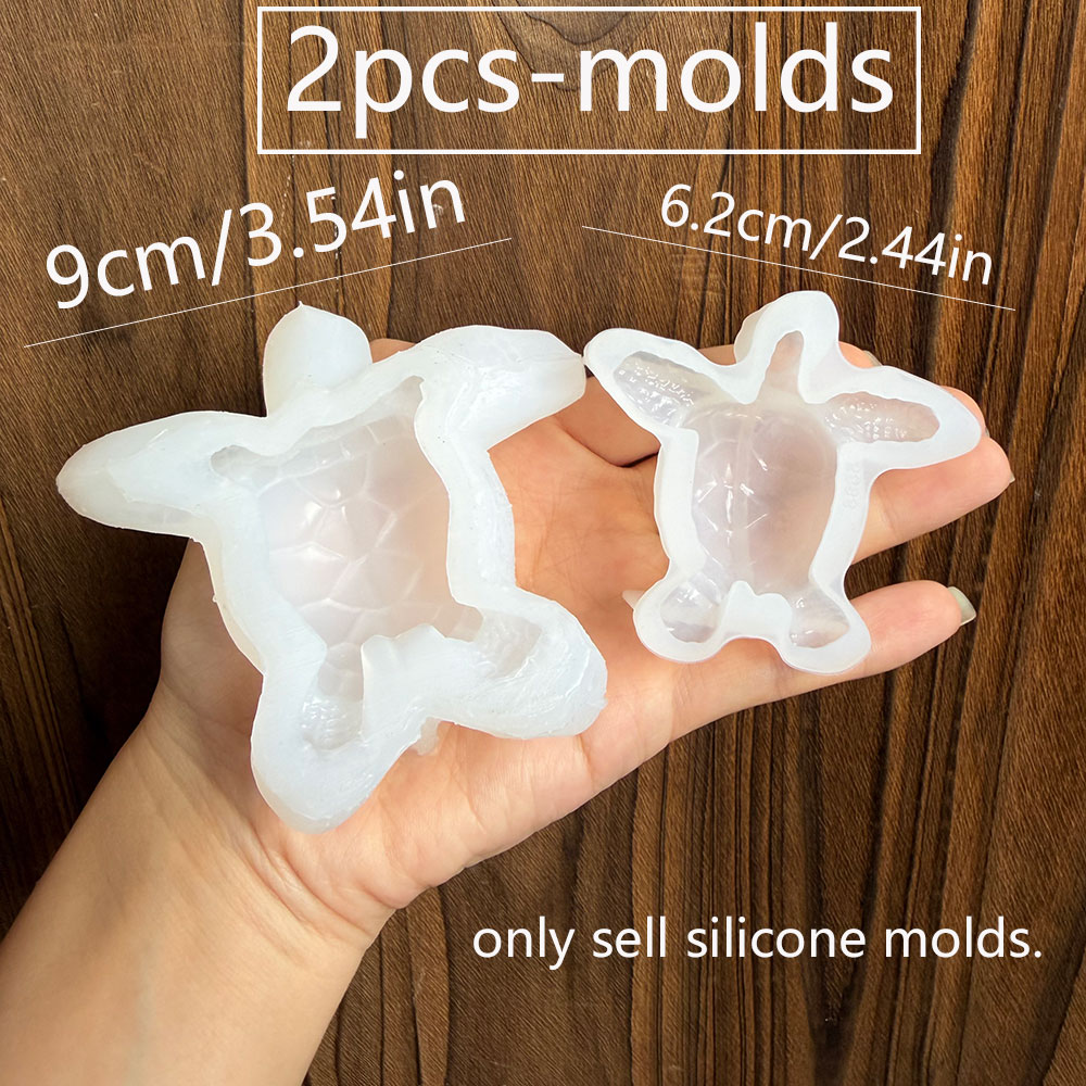 2Pcs 바다거북 실리콘 몰드, DIY 비누 석고 에폭 - Marine Aquarium Epoxy 리뷰 및 가격