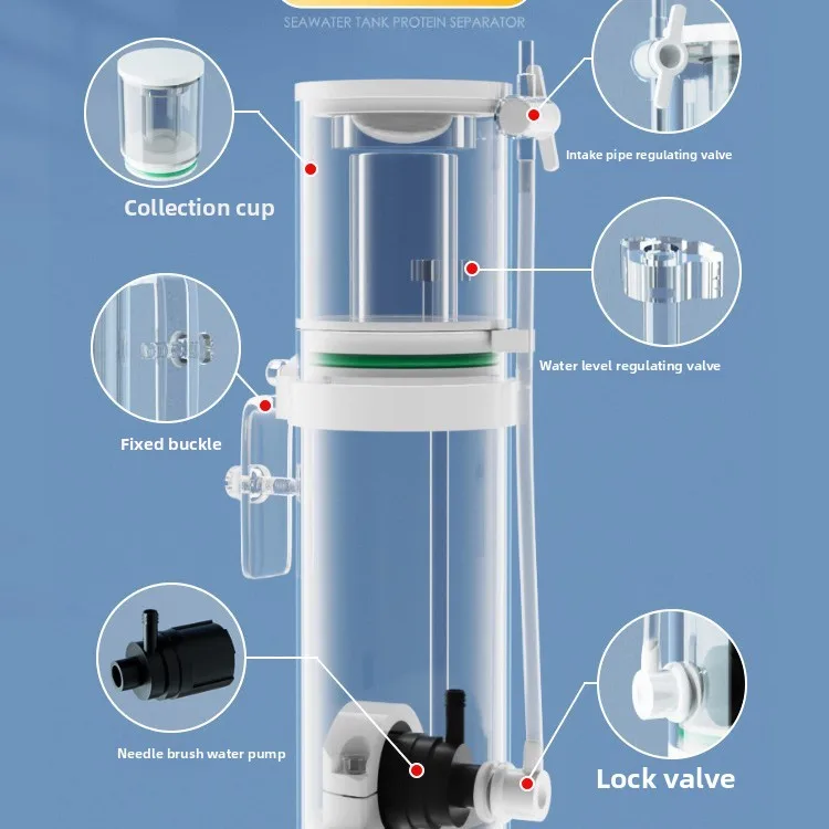 110V-240V 신형 미니 수족관 단백질 분리기 해수 - Reef Tank Filter 리뷰 및 가격