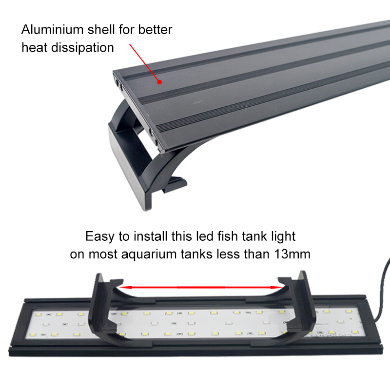 16-64CM 물고기 탱크에 대 한 수족관 LED 빛  - Aquarium Marine Lights 리뷰 및 가격