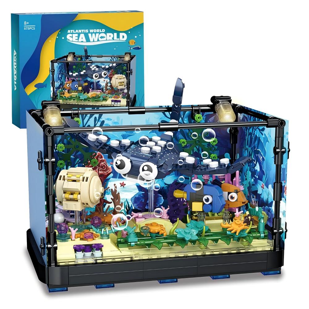 어항 조립 세트 - 해양 수족관 장난감, 크리스마스,  - Marine Aquarium Cube 리뷰 및 가격