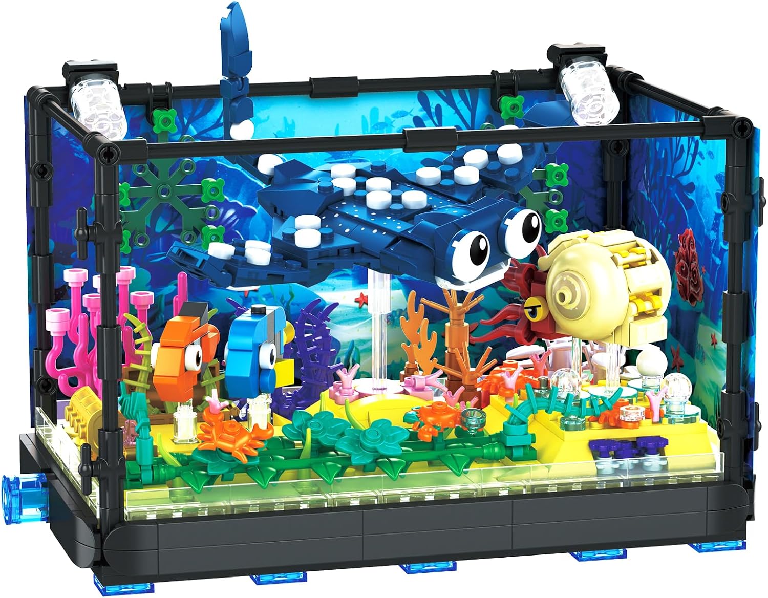 어항 조립 세트 - 해양 수족관 장난감, 크리스마스,  - Marine Aquarium Cube 리뷰 및 가격