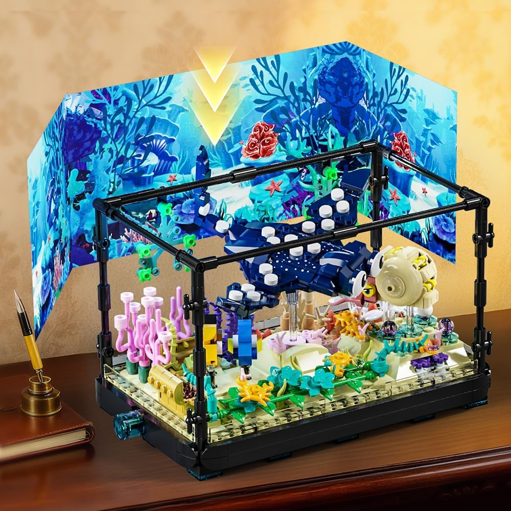 어항 조립 세트 - 해양 수족관 장난감, 크리스마스,  - Marine Aquarium Cube 리뷰 및 가격