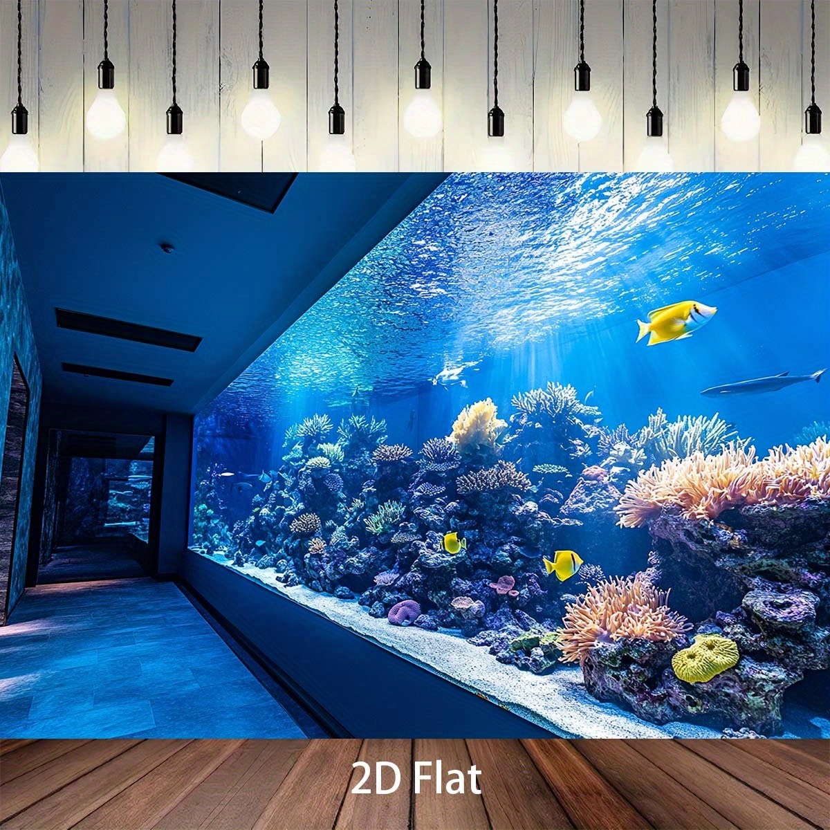 활기 넘치는 수중 아쿠아리움 태피스트리, 다채로운 산호 - Reef Aquarium 리뷰 및 가격
