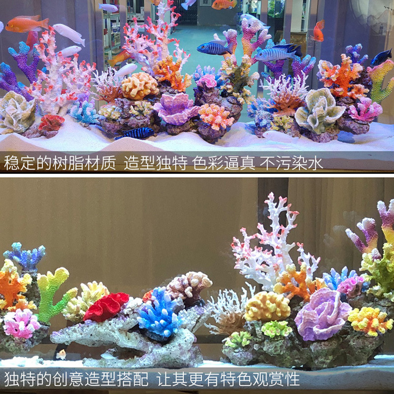소형 수조 산호나무 조경 세트 인공 석가산 수생 식물  - Marine Aquarium Epoxy 리뷰 및 가격