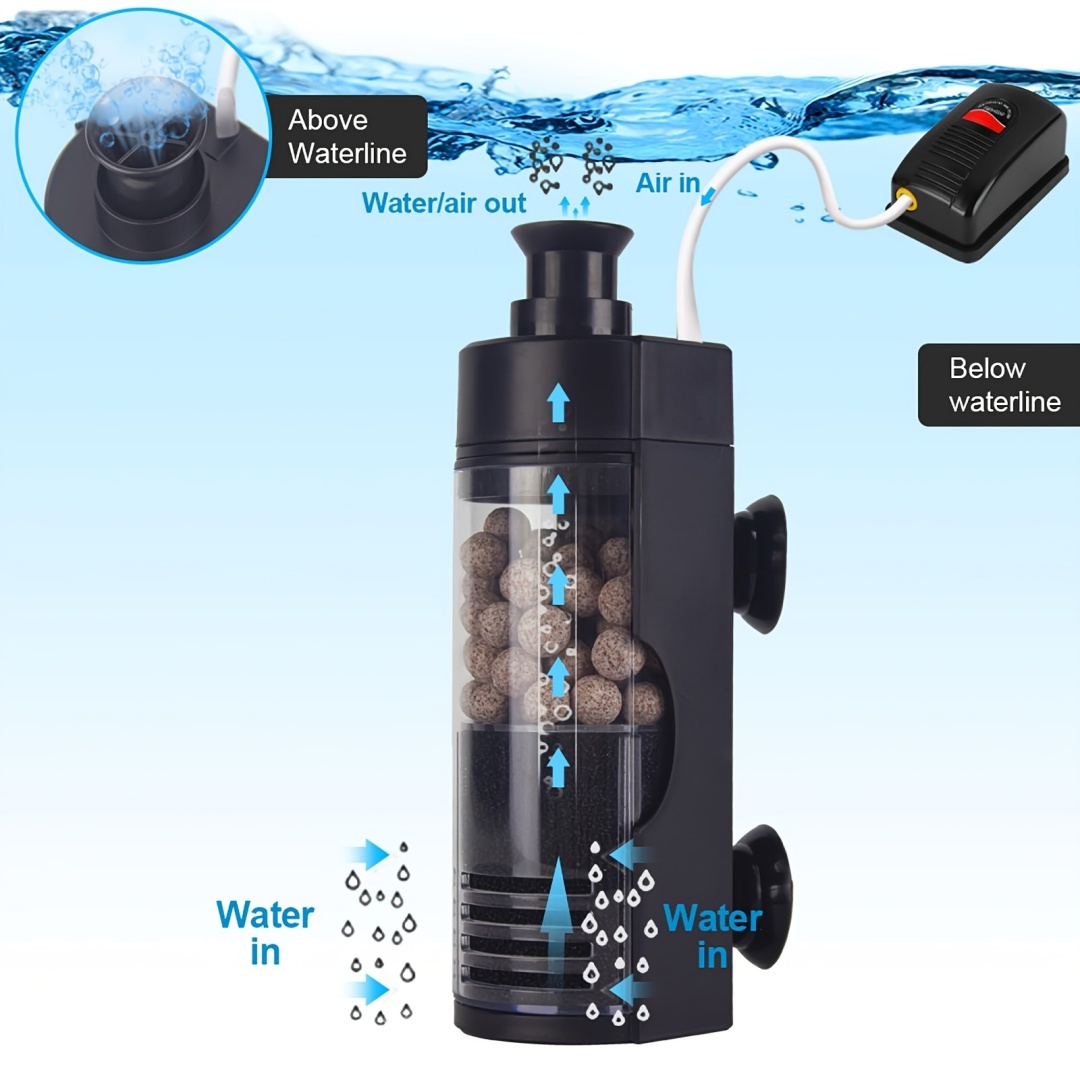 컴팩트 벽걸이형 바이오 스펀지 필터 - 조용하고 효율적 - Reef Tank Filter 리뷰 및 가격