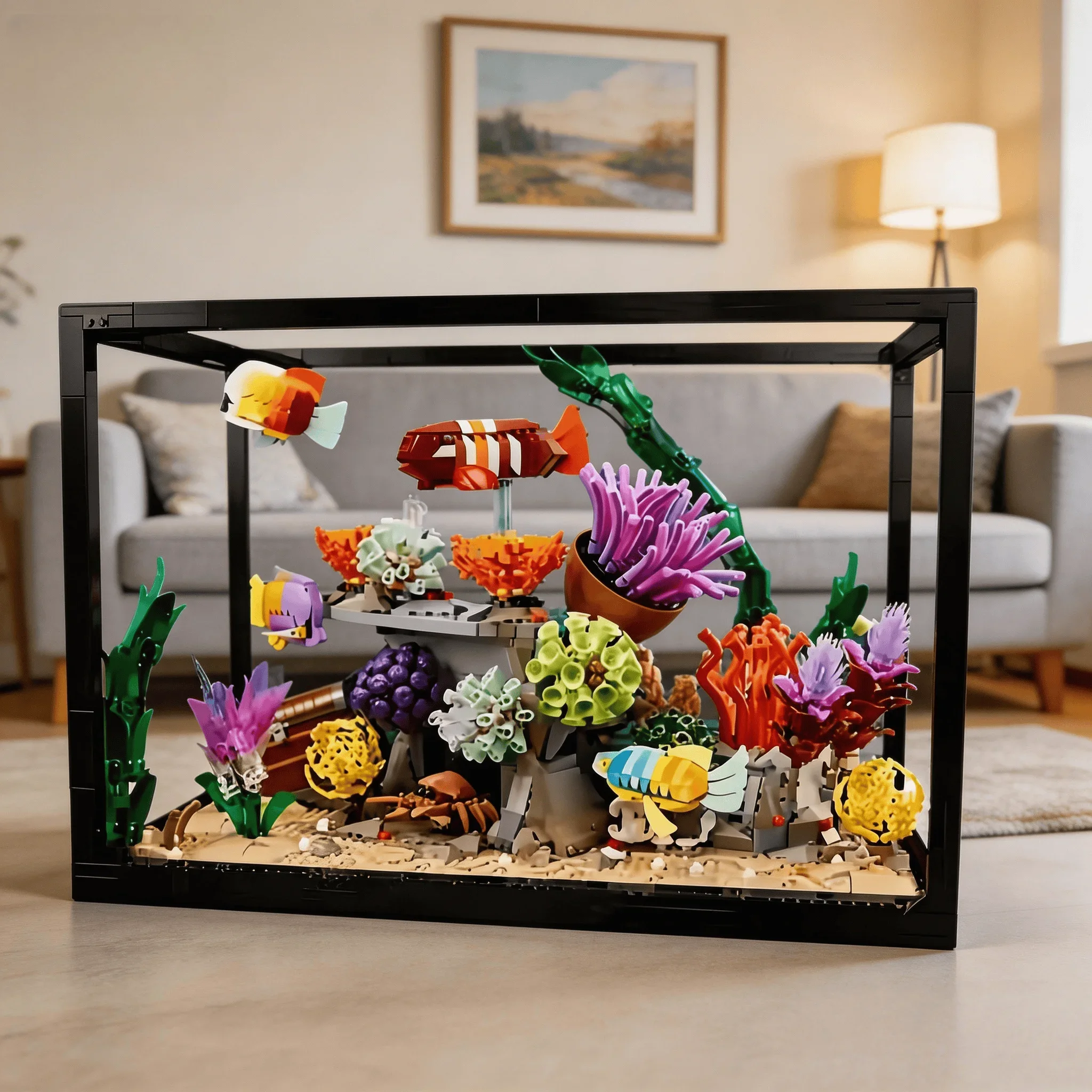 새로운 2026년 열대 수족관 어항 장식 해양 동물 조 - Marine Aquarium Cube 리뷰 및 가격