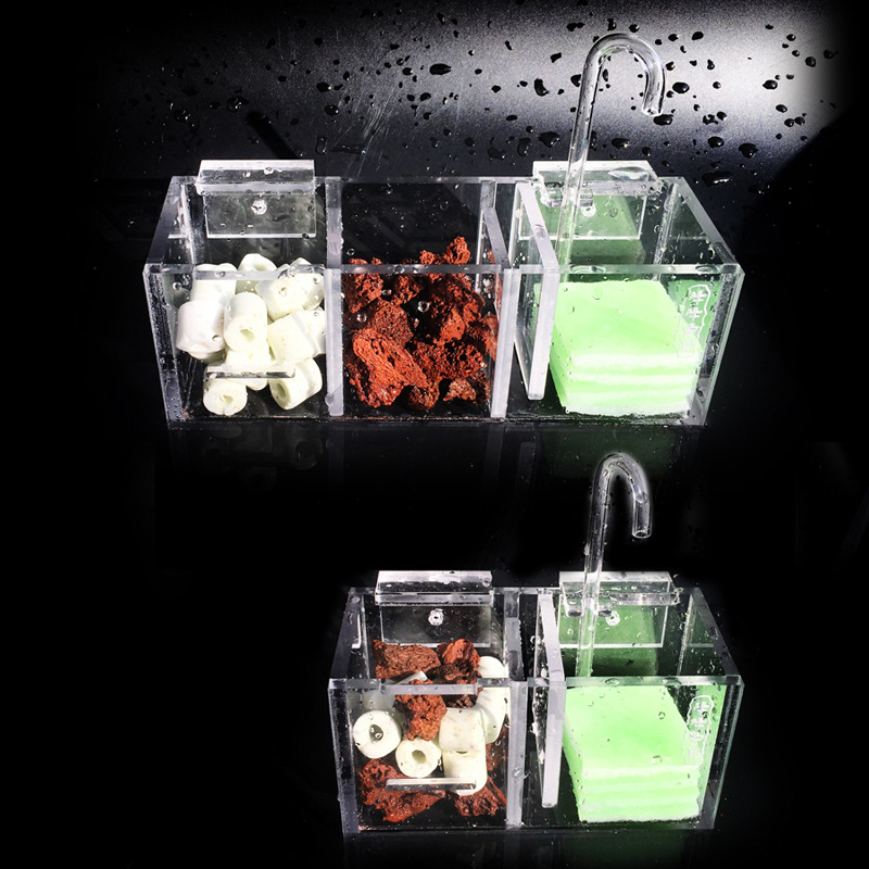 수족관 외부 필터 상자 물 펌프없이 물고기 탱크 필터  - Reef Tank Filter 리뷰 및 가격